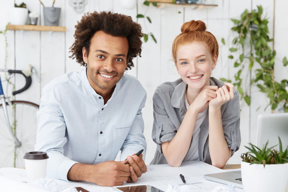 Financial adviser meeting with a client